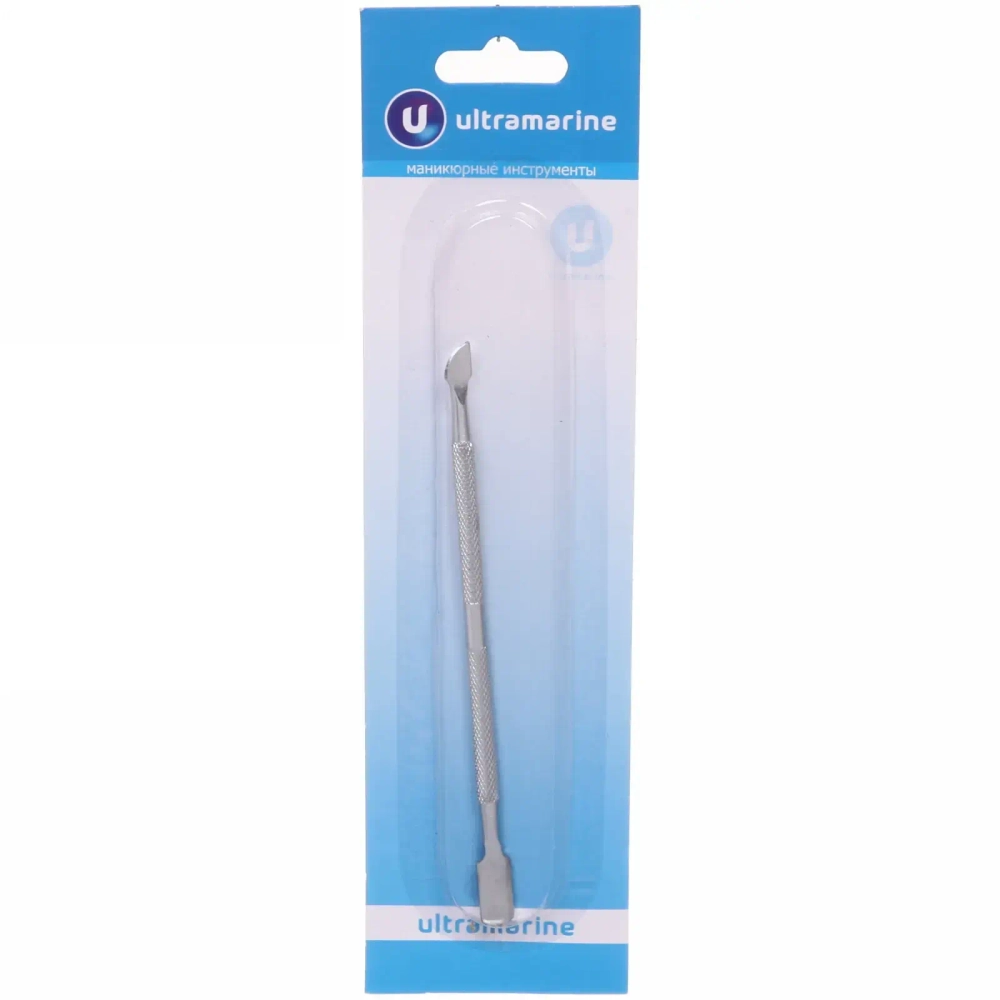 Шабер для удаления кутикулы на блистере «Ультрамарин», цвет серебро, 12см✦