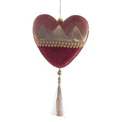 GAEM Украшение новогоднее "Сердце", L13 W3 H22 см, 2в.