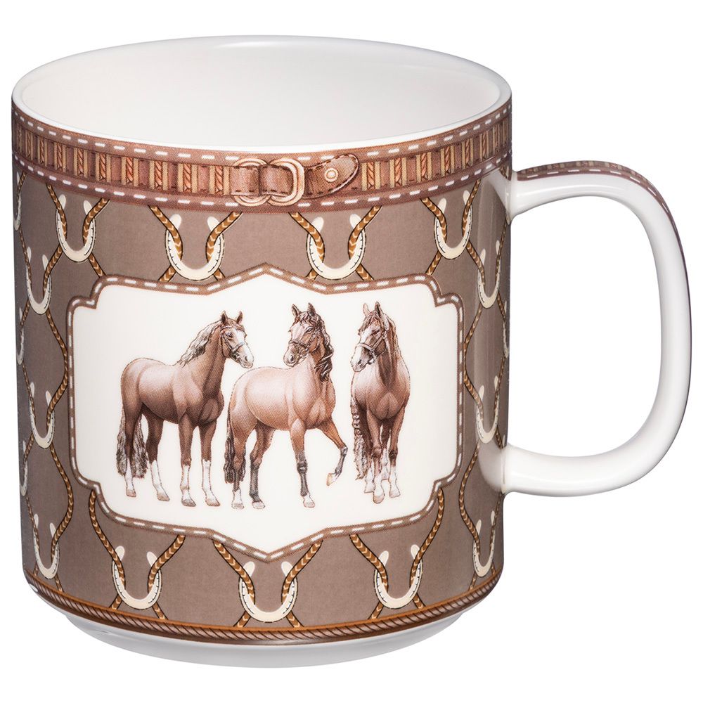 КРУЖКА LEFARD "HORSE CLUB" 400 МЛ (КОР=48ШТ.)