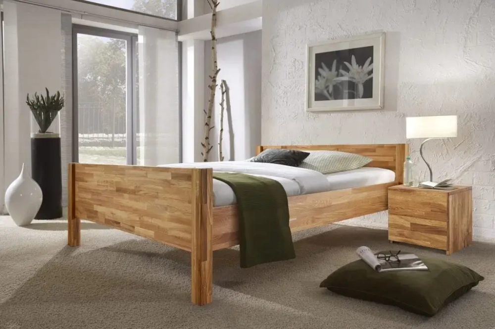 Кровать из массива дуба Ланс