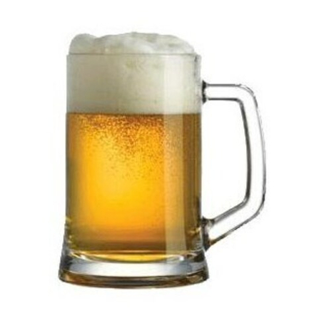 Кружка пивная «Паб»; стекло; 630мл; D=90/103,H=150,B=135мм; прозр.