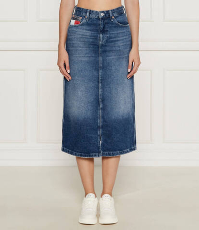 Джинсовая юбка CLAIRE Tommy Jeans - голубой(DW0DW19646)