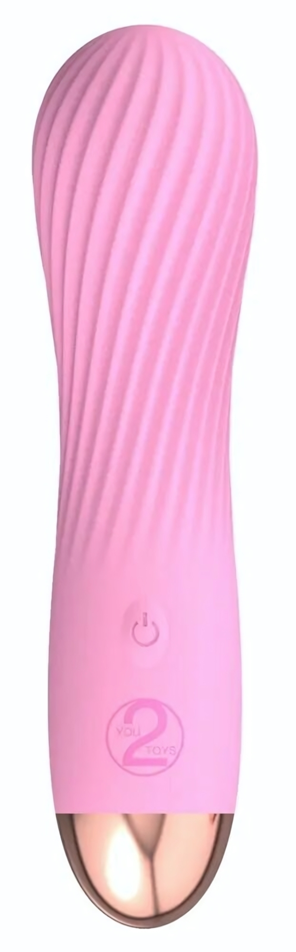 Розовый мини-вибратор Cuties 2.0 - 12,5 см. (Цвет: розовый)