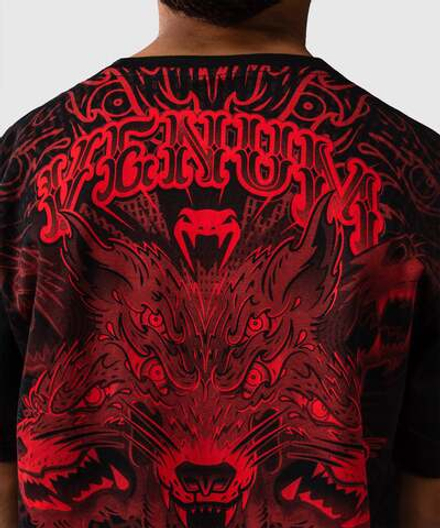 Футболка детская Venum Wolf Atak Black/Red
