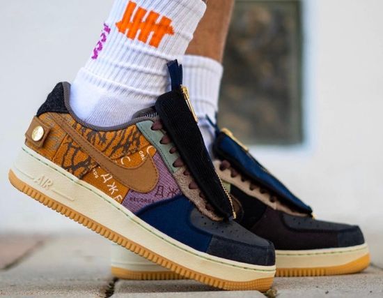 Кроссовки Nike x Travis Scott Air Force 1 Cactus Jack