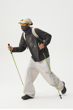 Лонгслив Nothomme Monterest Totem Waffle графит