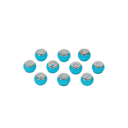 Бусина "Zlatka" из смолы, №19, RFB-10, 10 мм