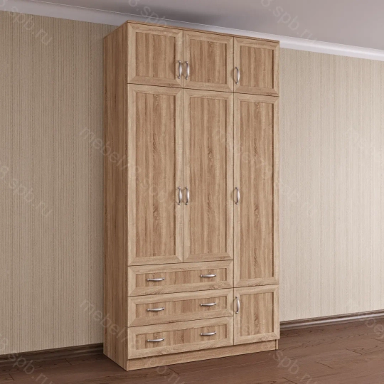 Шкаф распашной с антресолью 3/7