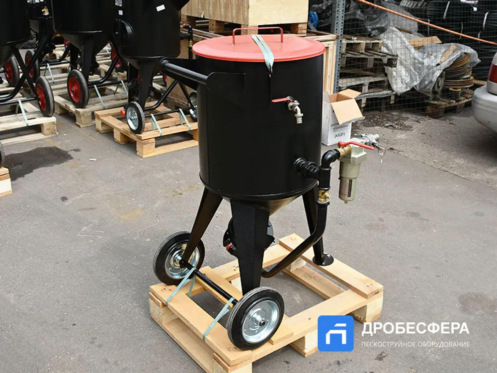 Пескоструйный аппарат PST-PS-75-2 с шиберным дозатором