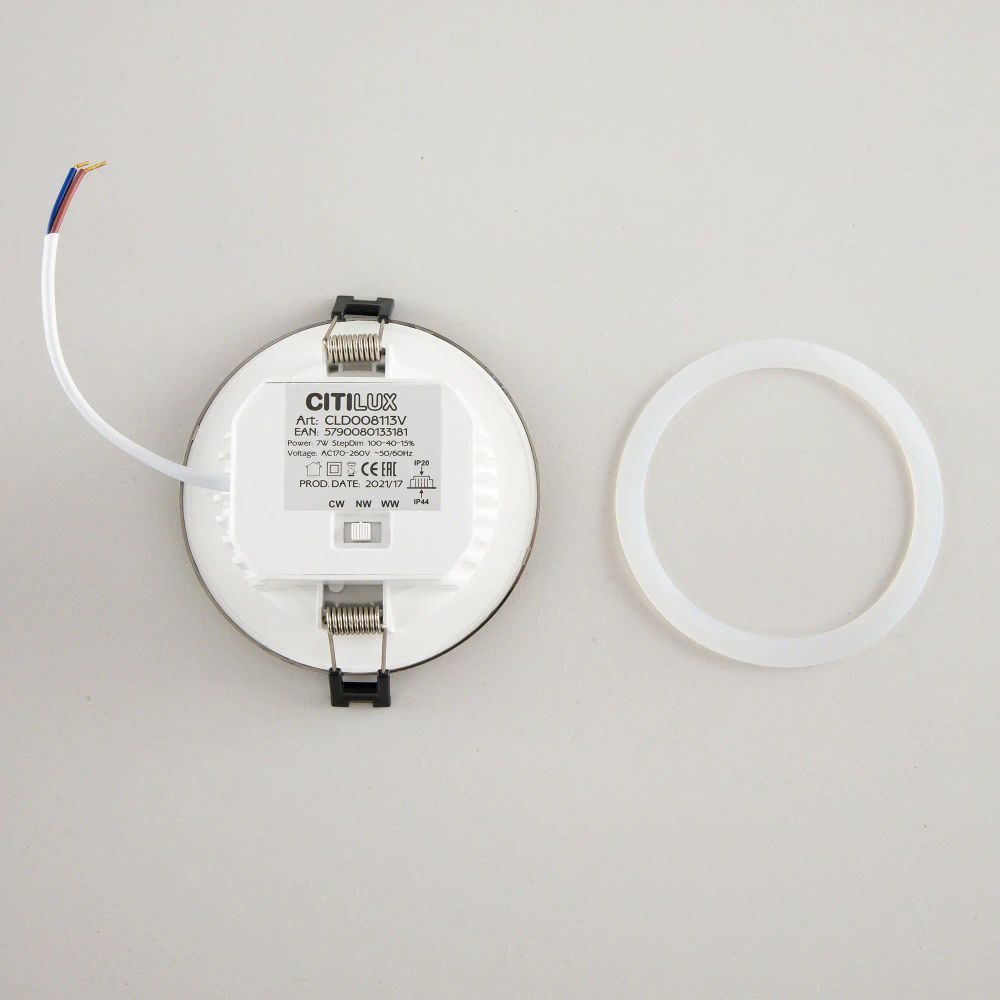 Citilux Акви CLD008113V LED Встраиваемый светильник Бронза