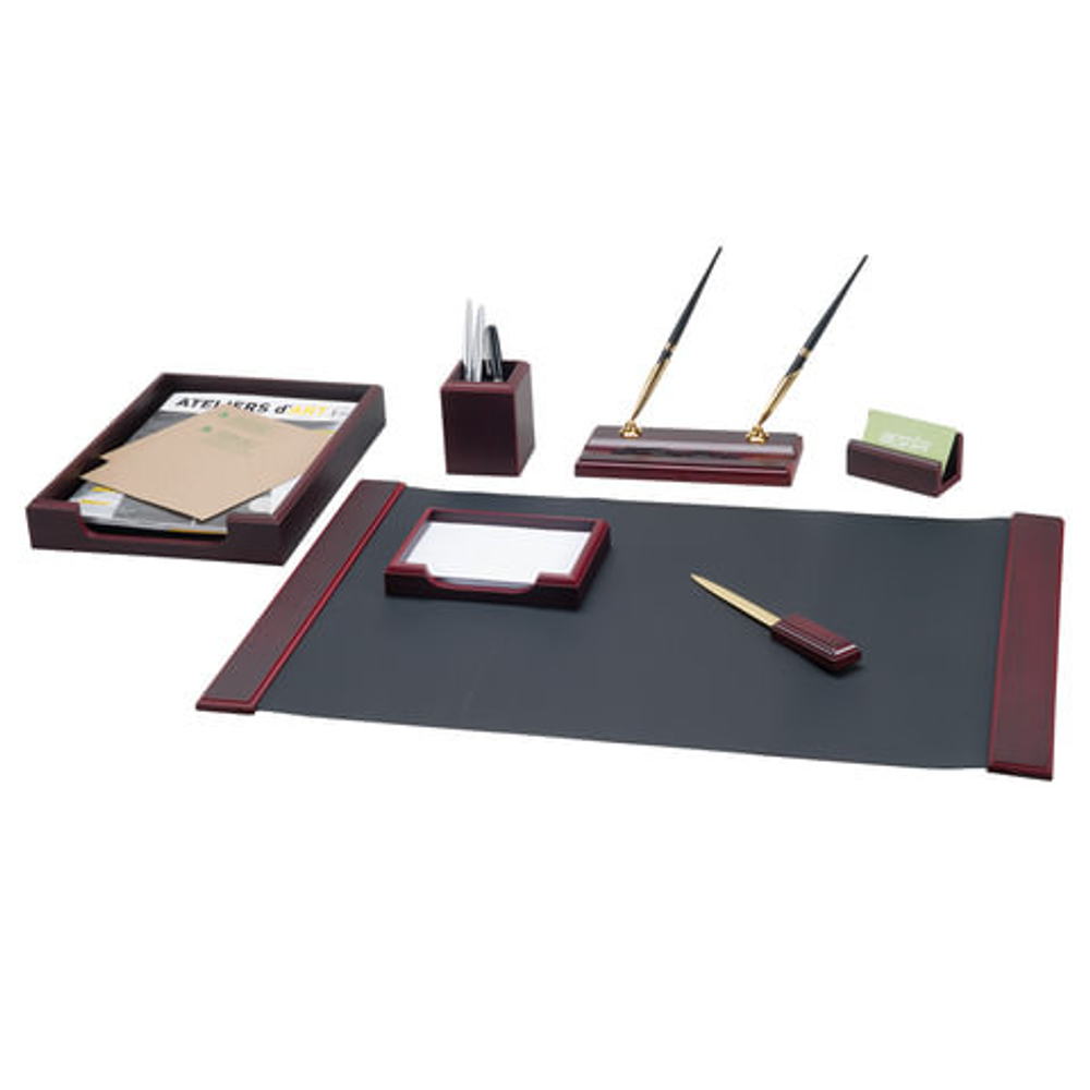 Набор настольный BESTAR "Hermes" из дерева, 7 предметов, цвет "красное дерево", 236362