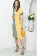 Платье "Фестия" (манго/оливка) П5608 LT Collection (Акция)