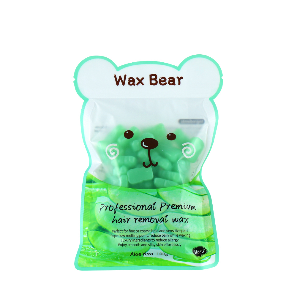 WAX BEAR Воск для депиляции в гранулах Алоэ, 100 гр