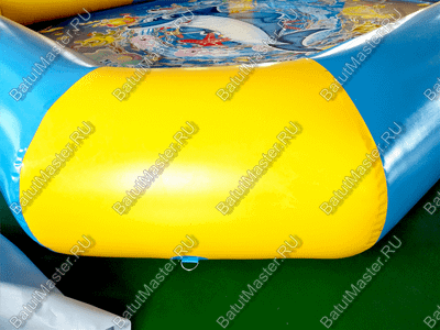Квадратный надувной бассейн "Зебра" 6*6*0.65 м, с принт печатью на дне