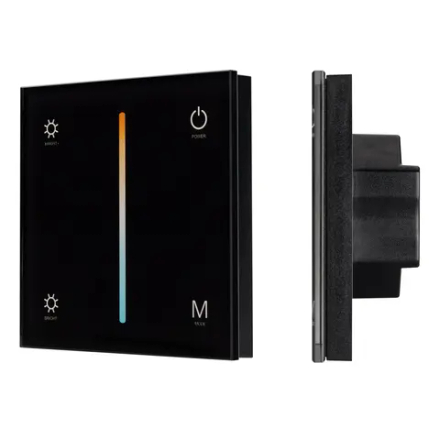 Панель SMART-P21-MIX-G-IN Black (12-24V, 4x3A, Sens, 2.4G) (Arlight, IP20 Пластик, 5 лет) 033765