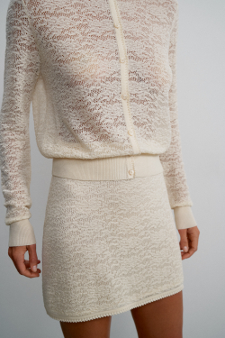 Юбка MIA мини, молочный
