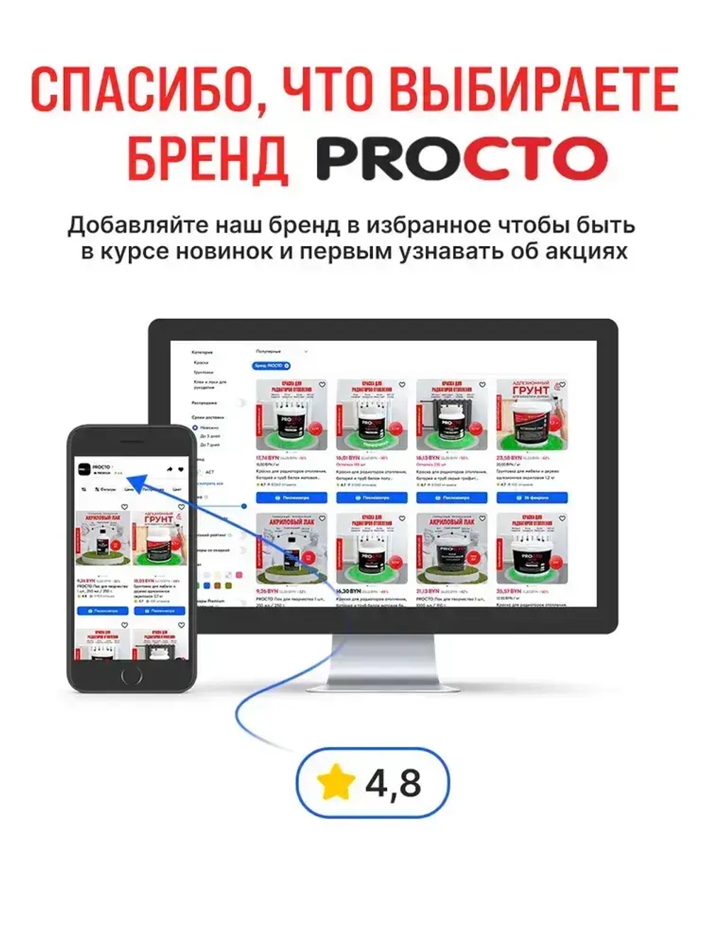 PROCTO Краска для радиаторов отопления, батарей и труб серый графит матовая без запаха быстро сохнущая акриловая эмаль 0.7 кг