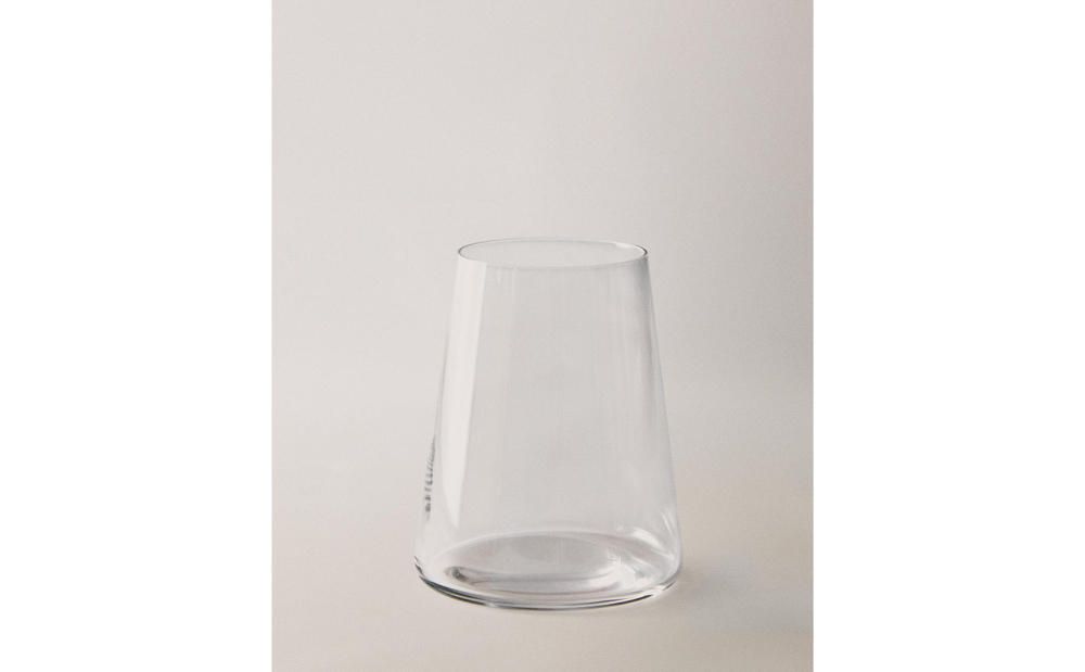 Zara Home стакан из стекла, цвет прозрачный, 9.6 см