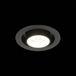 ST702.448.12 Св-к встр. Черный LED 1*12W 4000K 900Lm Ra80 24° IP20 D90xH92 180-240V
