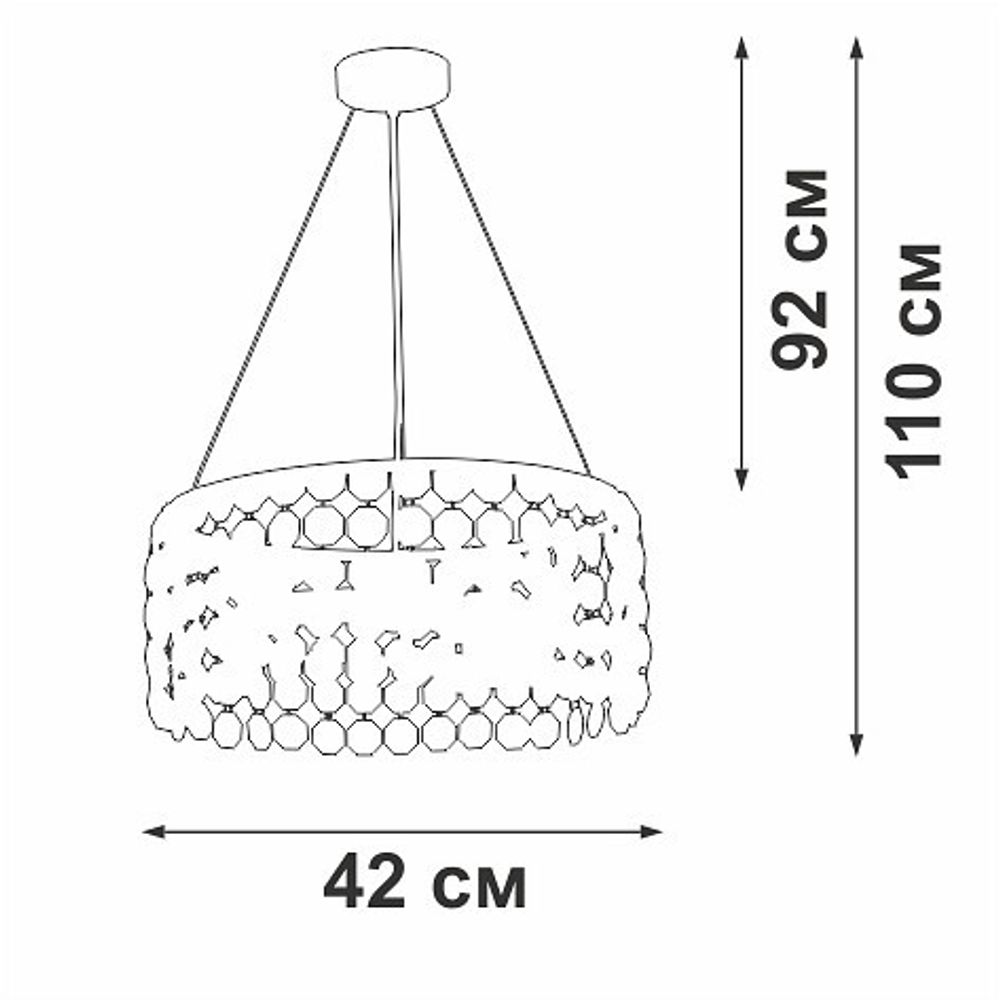 Подвесная люстра Vitaluce V5329 V5329-8/3S