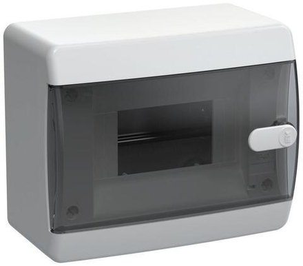 Щит пласт.. ЩРН-П-6 IP41 черн. пр. дв. IEK UNION Compact