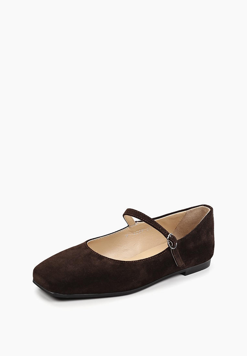 Туфли // Mary Jane // Chocolate // Suede