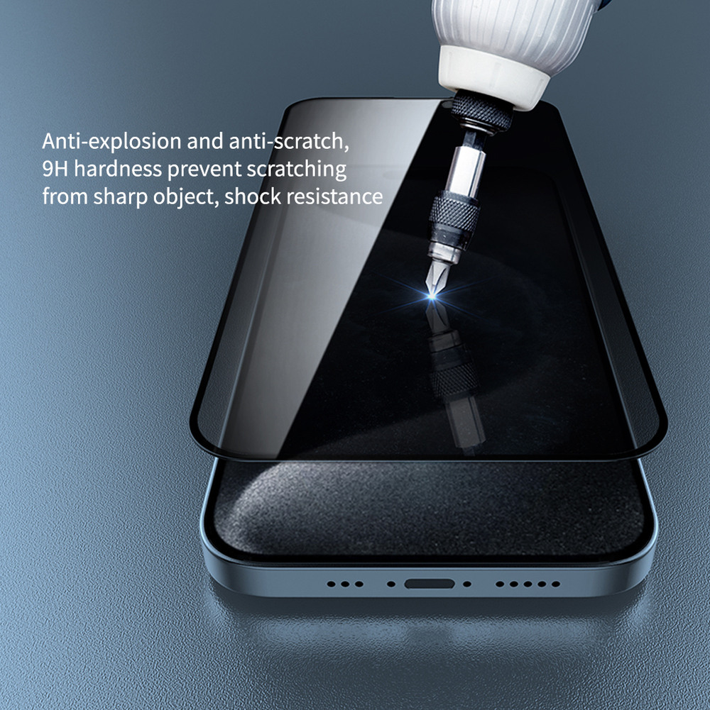 Стекло "Антишпион" от Nillkin для смартфона iPhone 15 Pro, серия Guardian Privacy Tempered Glass Screen Proetector