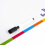 Доска для рисования, с маркером, двухсторонняя, в клетку/белая, 34х49 см (А3), BRAUBERG KIDS, 238153