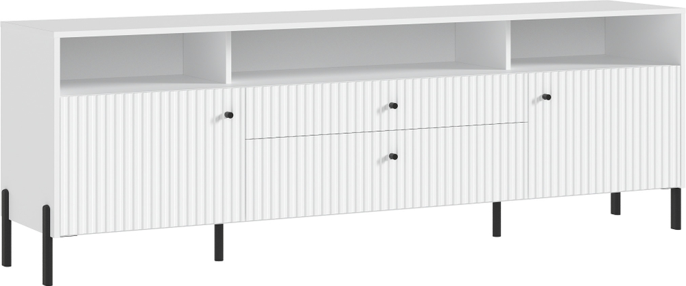 Тумба ТВ Оливия (металл), Белый, Шарли Белый