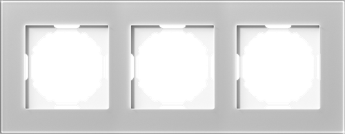 Рамка 3-я, Natural стекло металлик, серия A07