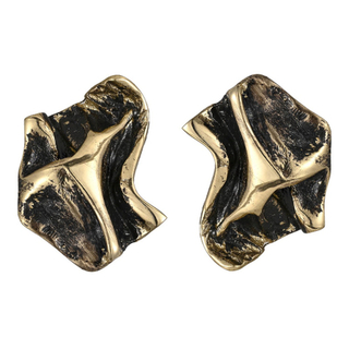 Серьги с чернением