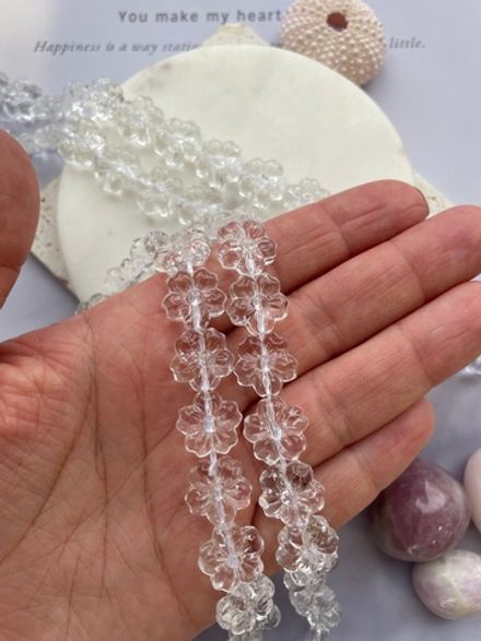 Бусина "Цветок" 13мм, стекло