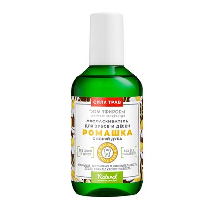 Ополаскиватель "Ромашка с корой дуба" для полости рта