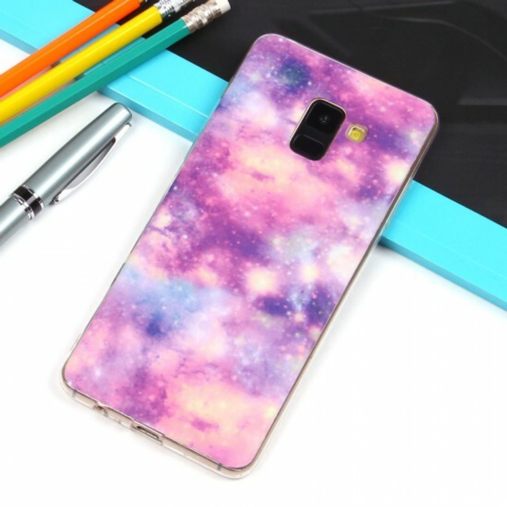 Матовый чехол для Samsung Galaxy A8+ (2018), 010733