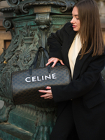 Celine Duffle Bag in Triomphe Canvas
