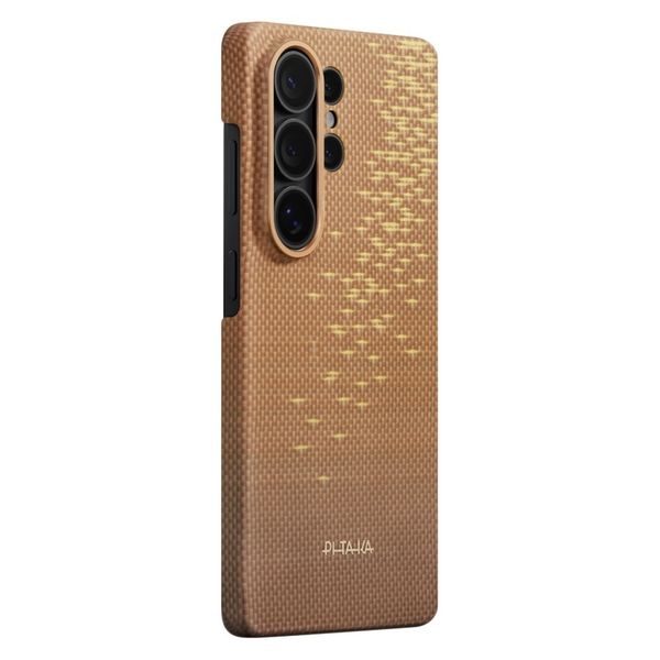 Чехол Pitaka Edge Case для Samsung S26 Ultra, Золотой блик | Golden Glint