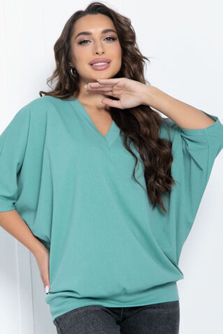 Блуза Вэнсдей (мята) Б11456 LT Collection