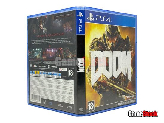 PS4 Doom Б/У CUSA-02092 (Полностью на русском языке)