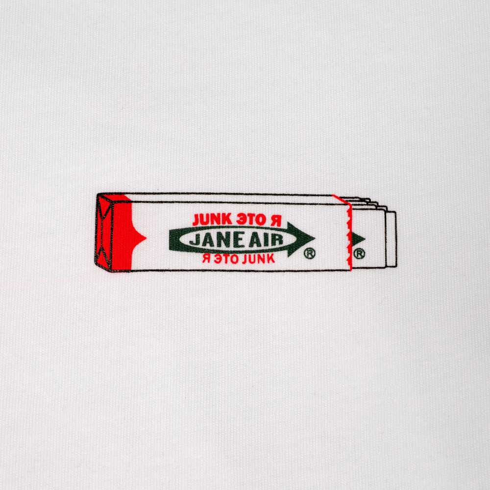 Футболка "Жвачка" OVERSIZE белая