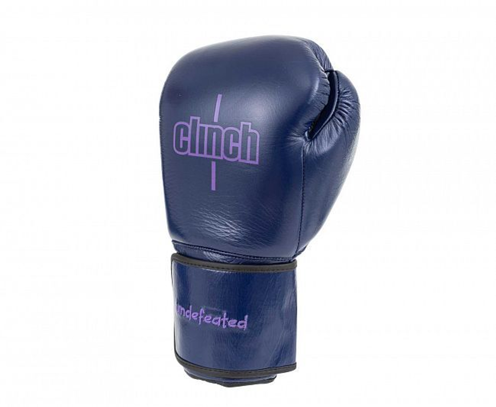 Перчатки боксерские Clinch Undefeated темно-синие C161