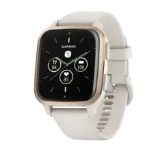 Venu Sq 2 Music Edition цвет слоновой кости с персиково-золотым алюминиевым безелем