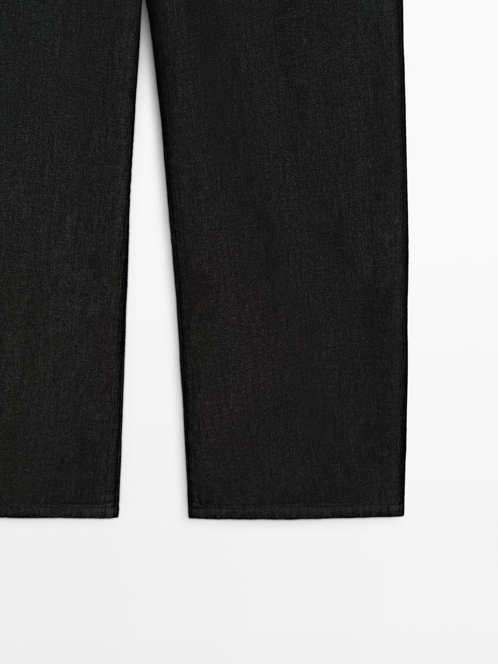 Massimo Dutti Джинсы бочкообразной формы, черный