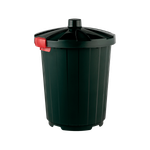 Бак круглый с крышкой 105л. (темно-зеленый) арт.3733-МТ008
