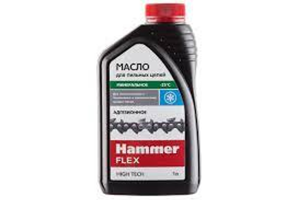 54188 Масло Hammer Flex 501-006 адгезионное для пильных цепей 1л Hammer 501-006