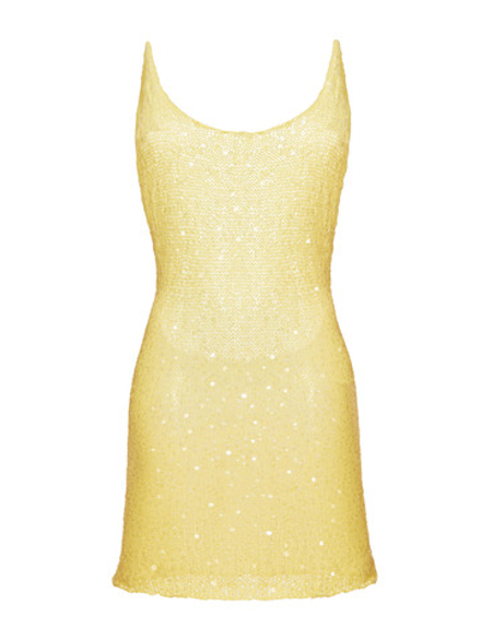 Вязаное платье limoncello желтый