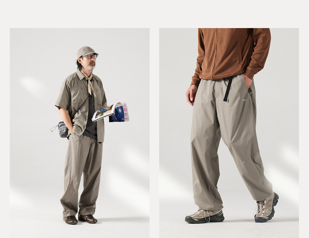 Брюки Nothomme Blue Spring/Summer New MICROFT Breathable Moisture-Permeable Suit Pants Floating Grid Sun-Protective Water-Repellent Lightweight