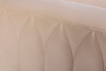 Диван Garda Decor Люцерн (Lucerne) трехместный велюр бежевый 230*86*75 см