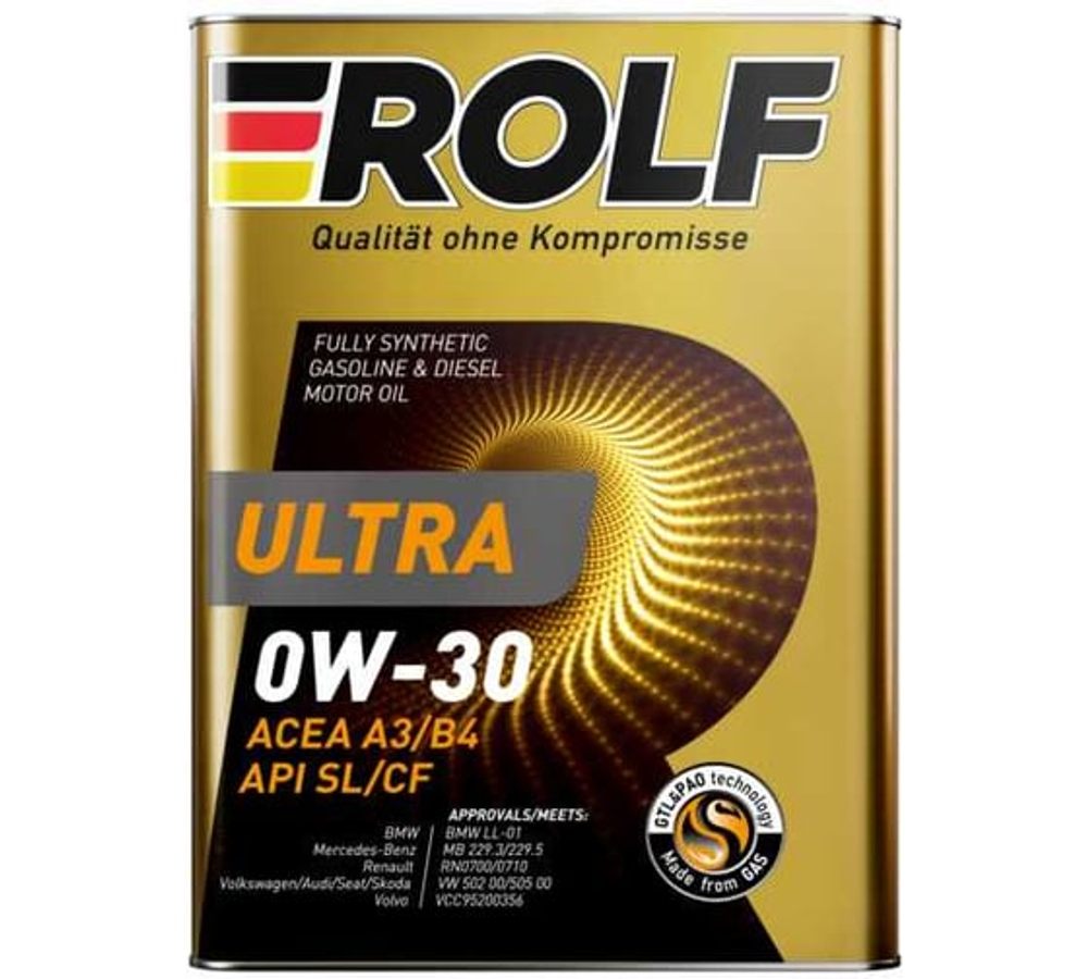 Rolf Ultra 0W-30 A3/B4 SL/CF, 1 л