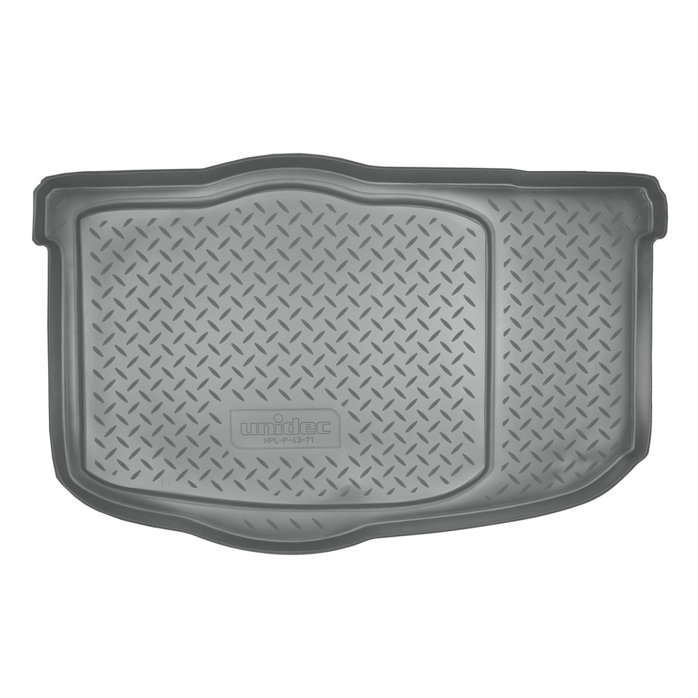 Коврик в багажник Norplast/Unidec для Kia Soul в кузове AM HB (2008-2013) Серый, полиуретан, арт.NPL-P-43-71-G