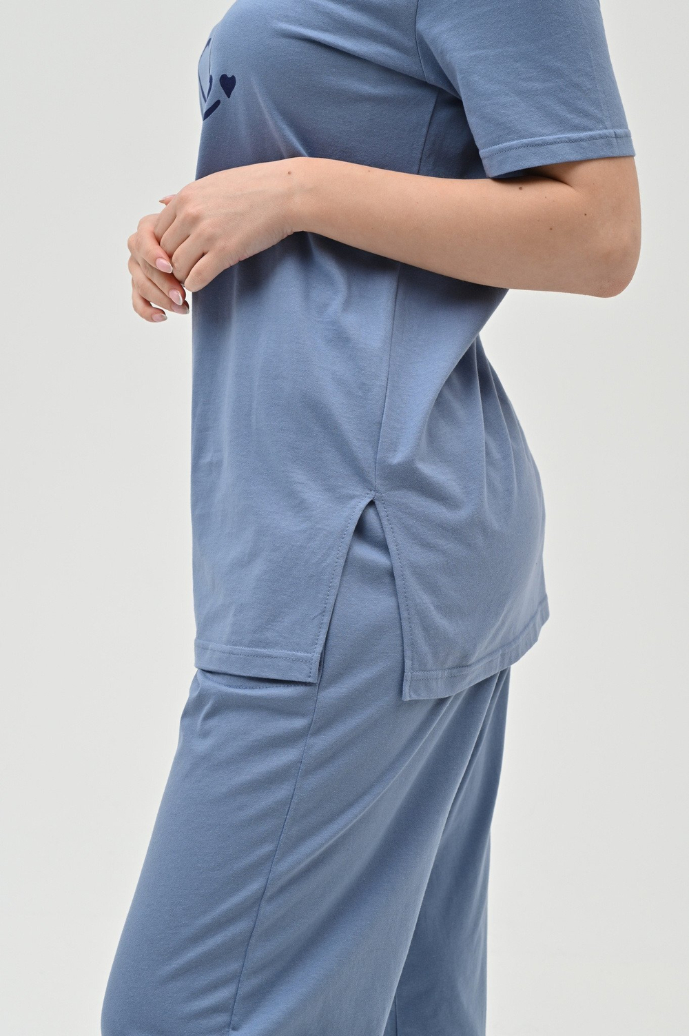 Брючная пижама Smile цвет голубой